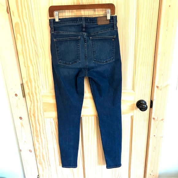 Madewell Tall 9" High Rise Skinny Jeans Button Fly. Size 28T. - Picture 5 of 13